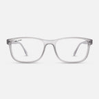 E1086 C7 Rectangle Screen Glasses | Smoke Grey