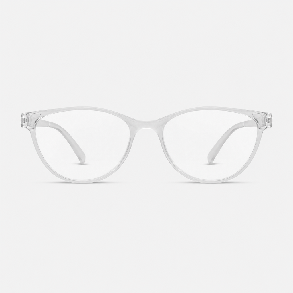 E1075 C2 Cateye Screen Glasses | Clear