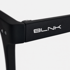 E1086 C1 Rectangle Screen Glasses | Black