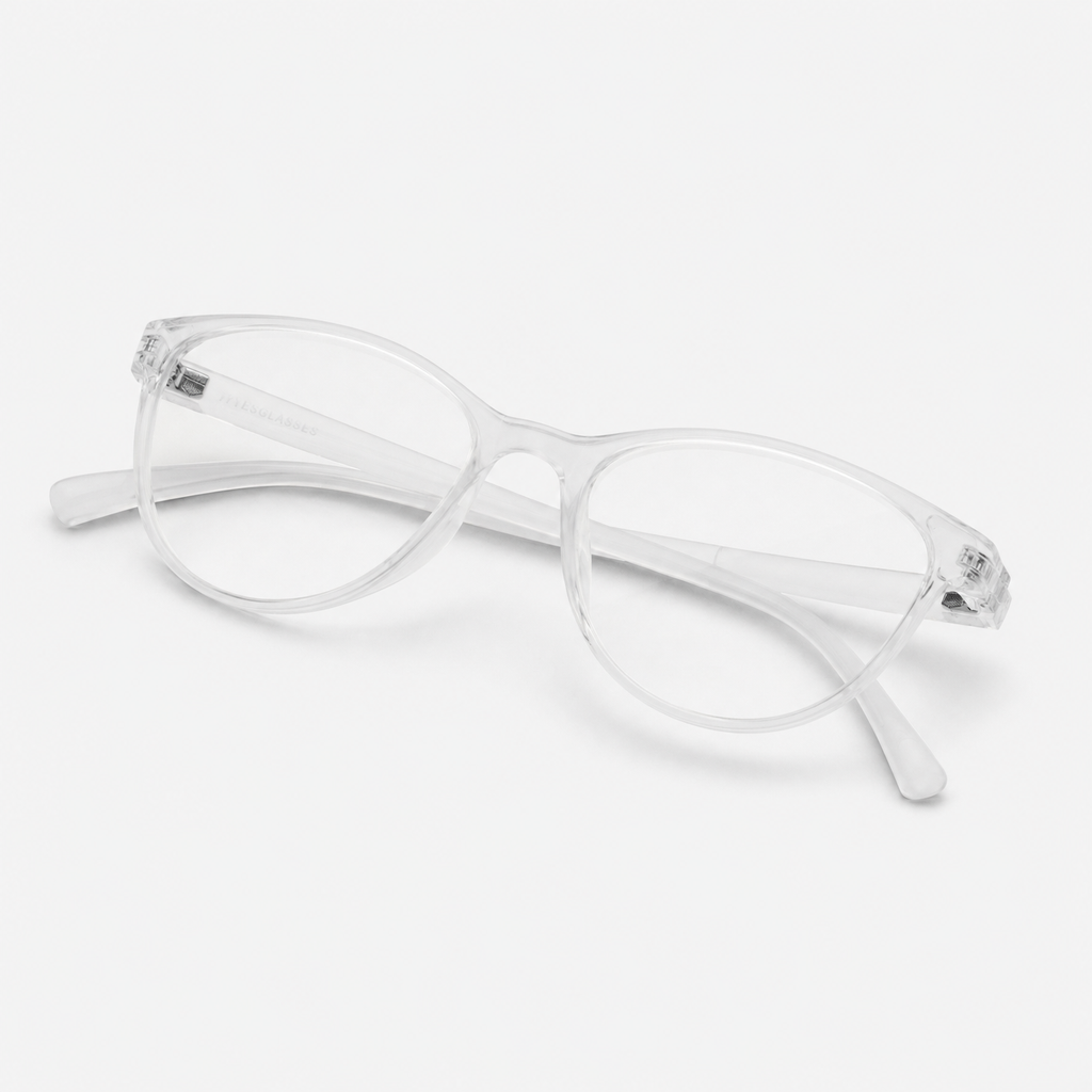 E1075 C2 Cateye Screen Glasses | Clear