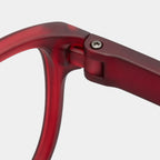 E1086 C4 Rectangle Screen Glasses | Monza Red