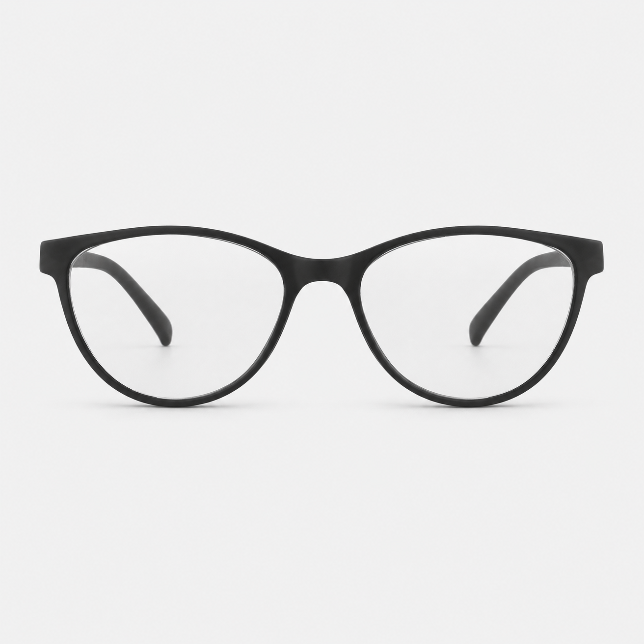 E1075 C1 Cateye Screen Glasses | Black